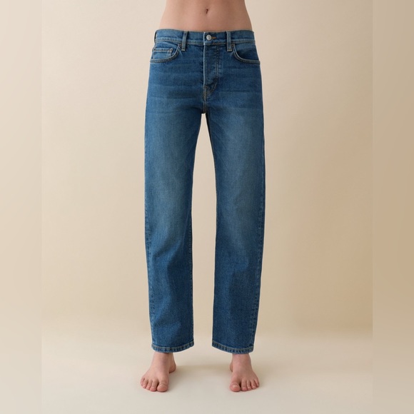Jeanerica Jeans CW002 in Mid Vintage Wash 25x32 ORGANIC COTTON - Picture 1 of 7